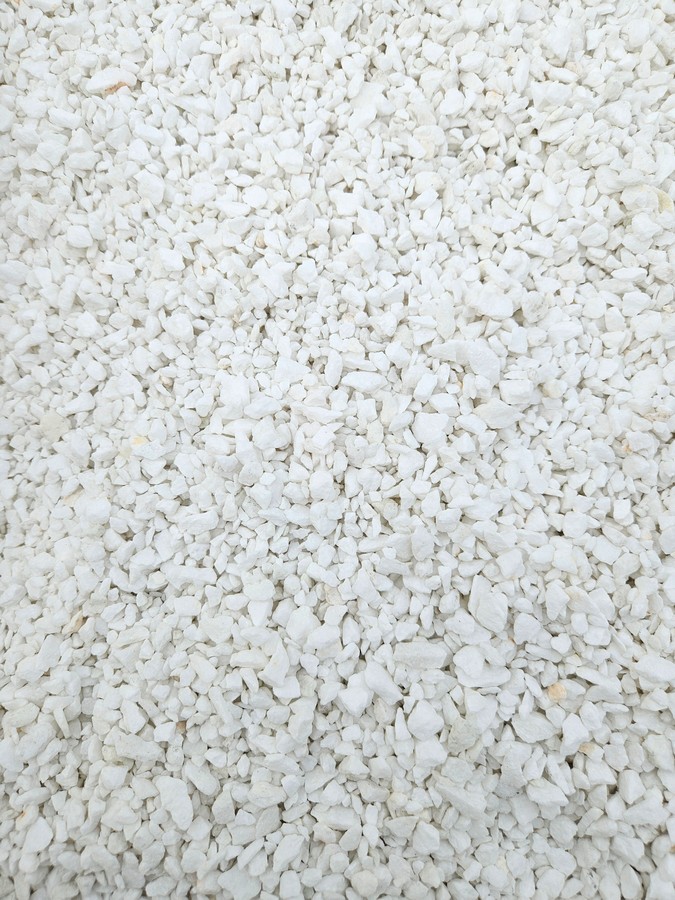 Balta marmuro skalda 4-8mm, 30 Kg